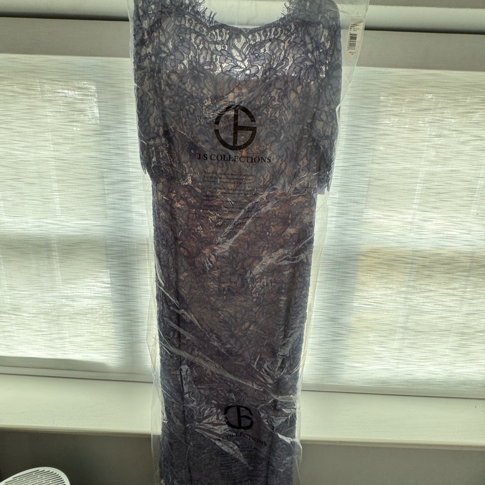 JS Collections Purple Sequin Maxi Dress for Weddings